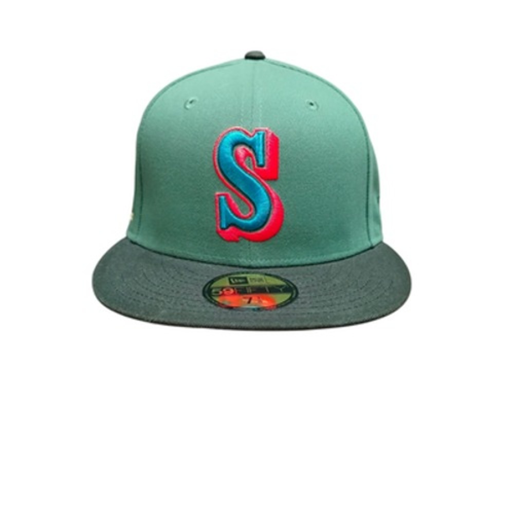 Seattle Mariners Hat Cap Fitted Mens 7 1/8 MLB Baseball 30th Anniversary New Era